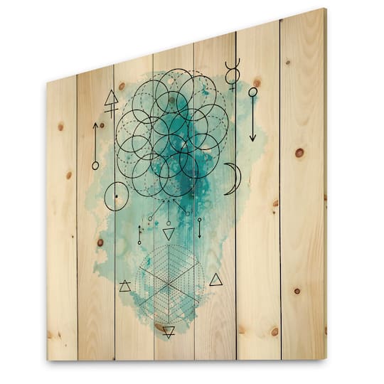Designart - Symbol of Alchemy and Sacred Geometry I